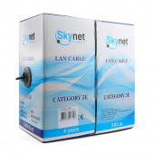Кабель SkyNet Premium UTP outdoor 4x2x051 медный FLUKE TEST кат.5e однож. 305 м box черный