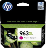 Картридж струйный HP 963 3JA28AE пурпурный (1600стр.) для HP OfficeJet Pro 901x/902x HP от магазина РЭССИ