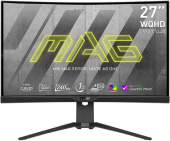 Монитор MSI 27" MAG 275CQRXF черный VA LED 1ms 16:9 HDMI полуматовая HAS 300cd 178гр/178гр 2560x1440 240Hz FreeSync DP WQ USB 5.8кг от магазина РЭССИ