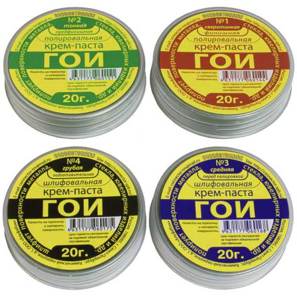 Набор крем-пасты ГОИ №1,2,3,4 от магазина РЭССИ