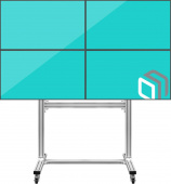 Подставка для телевизора Onkron FSPRO2L-22 черный 40"-55" макс.200кг напольный мобильный от магазина РЭССИ