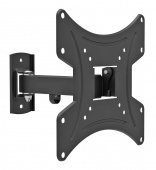 Кронштейн для телевизора Buro FL1S черный 20"-48" макс.15кг настенный поворотно-выдвижной и наклонный от магазина РЭССИ
