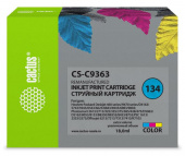 Картридж струйный Cactus CS-C9363 №134 голубой/пурпурный/желтый (18мл) для HP DJ 460series/5740/5743/5793/5940/5943/6540/6543/6620/6623 от магазина РЭССИ
