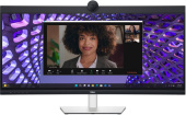 Монитор Dell 34.14" P3424WEB черный IPS LED 21:9 HDMI M/M Cam матовая HAS Piv 1000:1 300cd 178гр/178гр 3440x1440 60Hz DP WQ USB 10.83кг от магазина РЭССИ