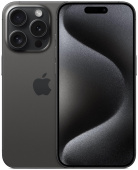 Смартфон Apple A3101 iPhone 15 Pro 256Gb черный титан моноблок 3G 4G 1Sim 6.1" 1179x2556 iOS 17 48Mpix 802.11 a/b/g/n/ac/ax NFC GPS GSM900/1800 TouchSc Protect от магазина РЭССИ