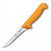Нож кухонный Victorinox Swibo (5.8408.16) стальной обвалочный для мяса лезв.160мм прямая заточка оранжевый от магазина РЭССИ
