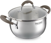 Кастрюля Rondell Konzept RDS-1229 3.3л. d=20см (с крышкой) стальной от магазина РЭССИ