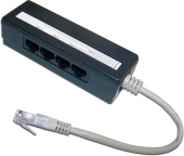 Сплиттер Lanmaster TWT-4U1 черный от магазина РЭССИ