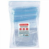 Пакеты BRAUBERG с замком гриппер комплект 100 шт 40х60 мм ПВД толщина 35 микр 606206 от магазина РЭССИ