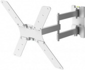 Кронштейн для телевизора Holder LCD-5566-W белый 32"-55" макс.45кг настенный поворотно-выдвижной и наклонный от магазина РЭССИ