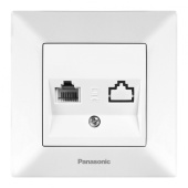 Розетка комп. Panasonic Arkedia WMTC04042WH-RU скрыт. IP20 белый (упак.:1шт) от магазина РЭССИ