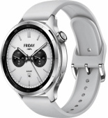 Смарт-часы Xiaomi Watch S4 47мм 1.43" AMOLED корп.серебристый рем.серый (BHR9197GL) от магазина РЭССИ