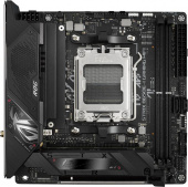 Материнская плата Asus ROG STRIX B650E-I GAMING WIFI SocketAM5 AMD B650 2xDDR5 mini-ITX AC`97 8ch(7.1) 2.5Gg RAID+HDMI от магазина РЭССИ