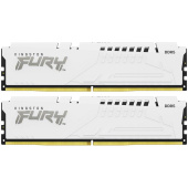 Память DDR5 2x32GB 6000MHz Kingston KF560C36BWEAK2-64 Fury Beast White Expo RGB RTL Gaming PC5-48000 CL36 DIMM 288-pin 1.35В dual rank с радиатором Ret от магазина РЭССИ