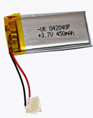АКБ универсальная 402040p 3,7v Li-Pol 450 mAh (4*20*40 mm) от магазина РЭССИ