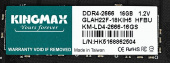 Память DDR4 16Gb 2666MHz Kingmax KM-LD4-2666-16GS RTL PC4-21300 CL19 DIMM 288-pin 1.2В Ret от магазина РЭССИ
