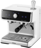 Кофеварка рожковая Kitfort КТ-7170 2900Вт серебристый/черный от магазина РЭССИ