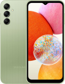 Смартфон Samsung SM-A145 Galaxy A14 128Gb 4Gb светло-зеленый моноблок 3G 4G 2Sim 6.6" 1080x2408 Android 13 50Mpix 802.11 a/b/g/n/ac GPS GSM900/1800 GSM1900 TouchSc microSD max1024Gb от магазина РЭССИ