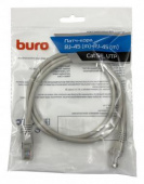Патч-корд Buro UTP 4 пары cat5E CCA molded 1м серый RJ-45 (m)-RJ-45 (m) от магазина РЭССИ