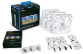 Вентилятор Lian-Li Uni Fan ALV2 120 Triple 120x120x28mm белый 7-pin 28.7dB Ret (G99.12ALV23W.00) от магазина РЭССИ