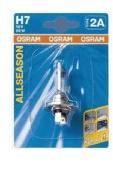 Автолампа OSRAM H7 55 PX26d ALLSEASON 3000K 12V 10100 HIT 64210ALL от магазина РЭССИ