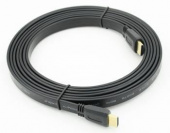 Кабель аудио-видео FLAT HDMI (m)/HDMI (m) 3м. черный от магазина РЭССИ