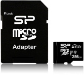 Флеш карта microSDXC 256GB Silicon Power SP256GBSTXBU1V10SP + adapter от магазина РЭССИ