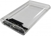 Внешний корпус для HDD/SSD AgeStar 3UB2P6C SATA III USB3.0 пластик прозрачный 2.5" от магазина РЭССИ