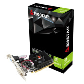 Видеокарта Biostar PCI-E GeForce GT610 NVIDIA GeForce GT 610 2Gb 64bit DDR3 700/1333 DVIx1 HDMIx1 CRTx1 HDCP Ret low profile от магазина РЭССИ