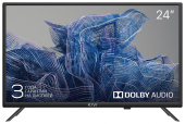 Телевизор LED Kivi 24" 24H550NB черный HD 60Hz DVB-T2 DVB-C от магазина РЭССИ