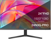 Монитор Hisense 23.8" 24N3G-PRO черный IPS LED 16:9 HDMI 250cd 178гр/178гр 1920x1080 100Hz VGA FHD 3.1кг от магазина РЭССИ