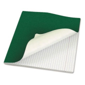 STAFF Тетрадь бумвинил А5 48л. скоба офсет №2 ЭКОНОМ клетка с полями СИНИЙ 402018 от магазина РЭССИ