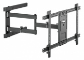 Кронштейн для телевизора Ultramounts UM911 черный 37"-80" макс.50кг настенный поворотно-выдвижной и наклонный от магазина РЭССИ