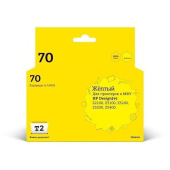 Картридж T2 №70 для HP Designjet Z2100 Z3100 Z3200 Z5200 Z5400 желтый с чипом пигментный IC-H9454 от магазина РЭССИ