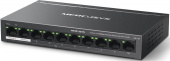 Коммутатор Mercusys MS110P 10x100Mb 8PoE+ 65W неуправляемый от магазина РЭССИ
