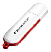 Флеш Диск Silicon Power 16Gb LuxMini 320 SP016GBUF2320V1W USB2.0 белый от магазина РЭССИ