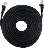 Патч-корд Buro UTP 4 пары cat.5E CCA molded 25м черный RJ-45 (m)-RJ-45 (m) от магазина РЭССИ