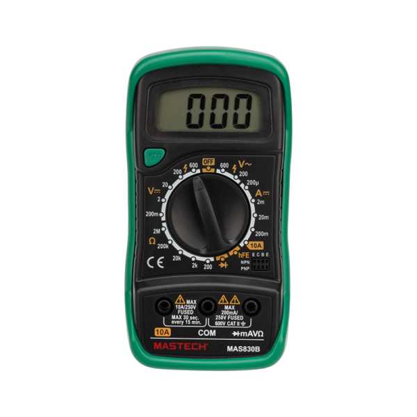 Мультиметр портативный MAS830B от магазина РЭССИ