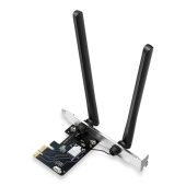 Сетевой адаптер Wi-Fi + Bluetooth Mercusys MA86XE AXE5400 PCI Express (ант.внеш.несъем.) 2ант. от магазина РЭССИ