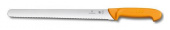 Нож кухонный Victorinox Swibo (5.8443.35) стальной универсальный лезв.350мм серрейт. заточка оранжевый от магазина РЭССИ