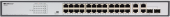 Коммутатор Origo OS2228P/370W OS2228P/370W/A1A (L2) 28x1Гбит/с 2xКомбо(1000BASE-T/SFP) 2SFP 24PoE+ 370W неуправляемый от магазина РЭССИ