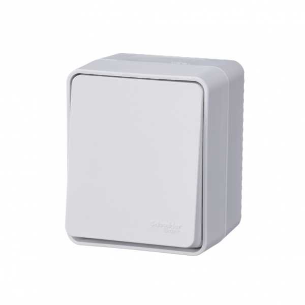 AtlasDesign Profi54 переключатель одноклавишный IP54 10 АХ, БЕЛЫЙ, Россия от магазина РЭССИ