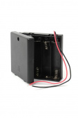 Отсек для элементов питания ROBITON Bh4xAA/switch с выключателем и двумя проводами PH1 от магазина РЭССИ