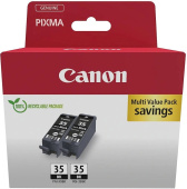 Картридж струйный Canon PGI-35 1509B029 черный двойная упак. (382стр.) (18.60мл) для Canon Pixma iP100 от магазина РЭССИ