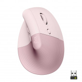 Мышь Logitech Lift розовый оптическая (1000dpi) беспроводная USB от магазина РЭССИ