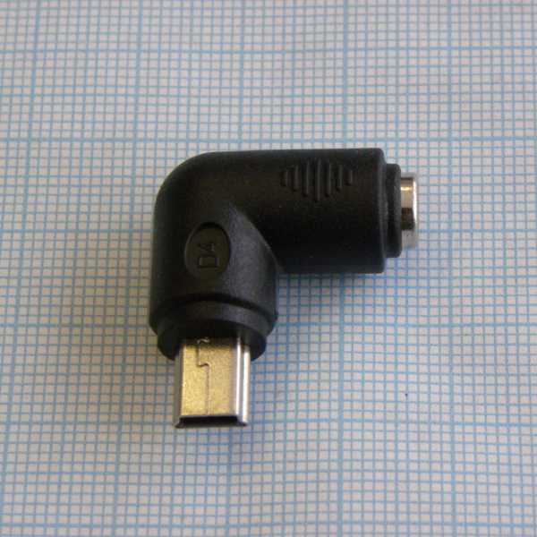 AD гн 5.5*2.1 - шт miniUSB угловой от магазина РЭССИ