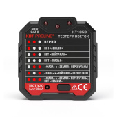 Тестер розеток и УЗО КВТ KT 105D PROLINE 79135 от магазина РЭССИ