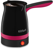 Кофеварка Электрическая турка Kitfort КТ-7183-1 1000Вт черный/малиновый от магазина РЭССИ