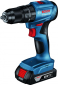 Дрель-шуруповерт Bosch GSB 185-LI аккум. патрон:быстрозажимной (кейс в комплекте) (06019K3103) от магазина РЭССИ