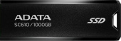 Накопитель SSD A-Data USB 3.1 1TB SC610-1000G-CBK/RD SC610 1.8" черный от магазина РЭССИ